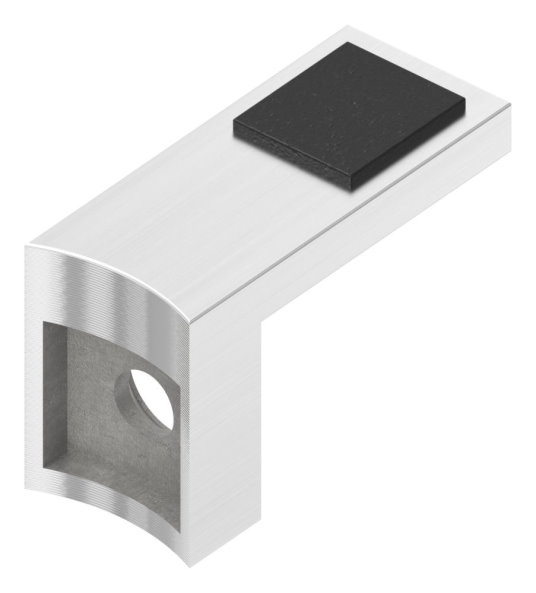 Plattenhalter Halteboden Scheibensicherung fuer Glas Ø 42-4 mm V4A-10-5308-4-2.4