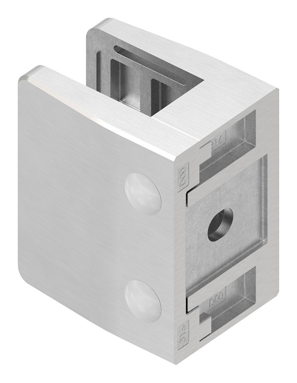 Glasklemme 60x70x45 mm AbZ fuer Anschluss flach V4A-10-3300ABZ.1