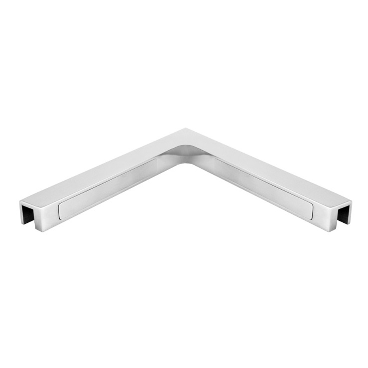 Stabilisierender Winkel fuer Glasgelaender- Edelstahl Glanz 22x22 cm-89-11GS304ZP900PCRB-A.4