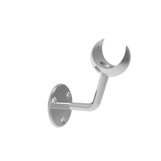 Wandhandlaufhalter Edelstahl AISI 316 fuer Rohr D42-4 mm geschliffen-89-11A144114042LED-A.4
