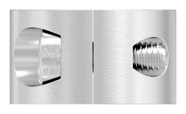 Rundklemme Edelstahl V4A fuer Seil Ø 8 mm 2-teilig-88.11100072008