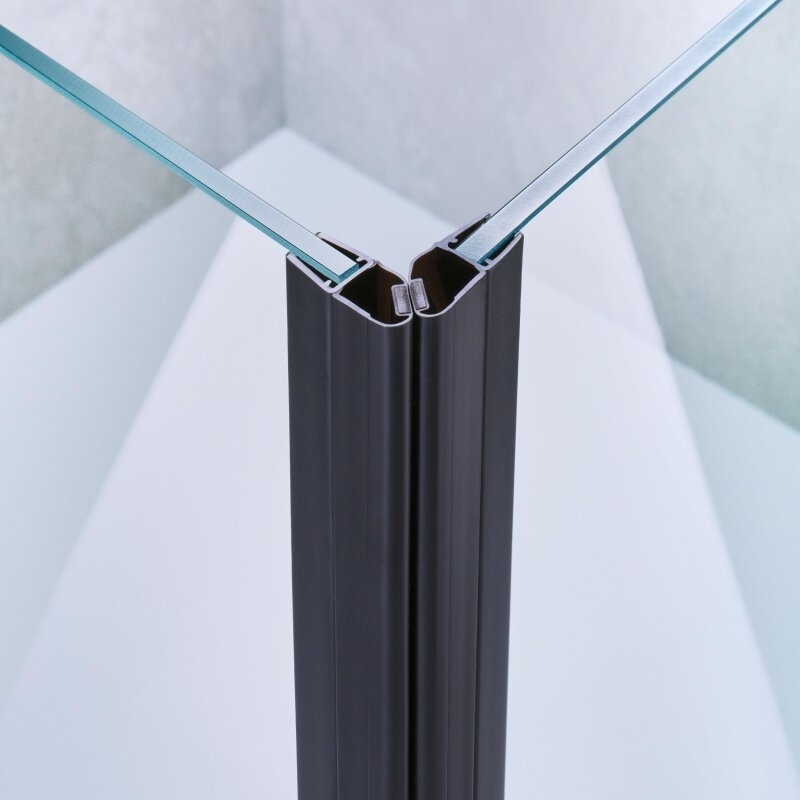Magnetisches Dichtungsprofil PVC 90 fuer Glas 6-8 mm Schwarz -Paar-89-11GSBLACKDT1038NT-A.4