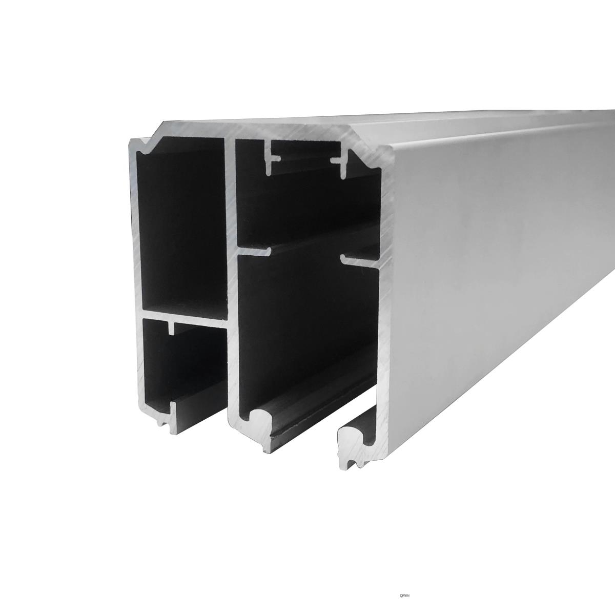 Aluminium Faltwand Beschlaege fuer Glas 10-12mm - 3m Laufschiene - 80kg Fluegel-89-11GSALP20003NESET-A.4