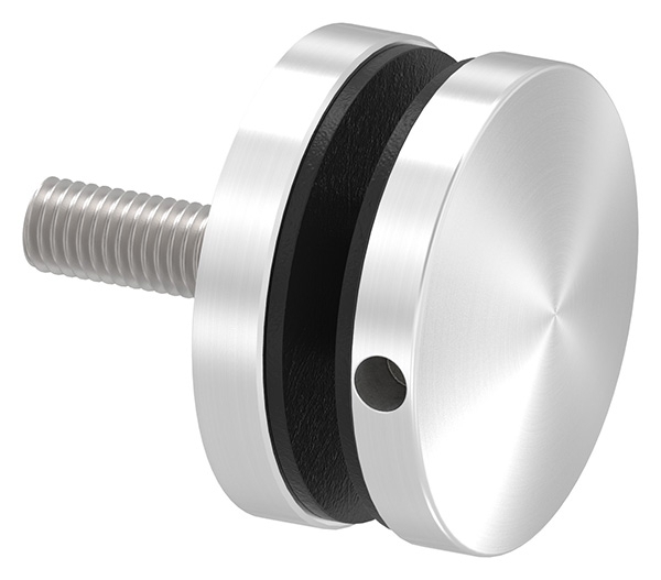 Glaspunkthalter Ø 52 mm fuer Anschluss- flach - Ø 48-3 mm V2A - V4A-10-GPH52-1.1