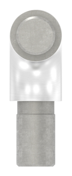Rohrverbinder V2A fuer Rohr Ø 12 x 1-5 mm 90° zum Einkleben geschliffen K240-88-1150428.240