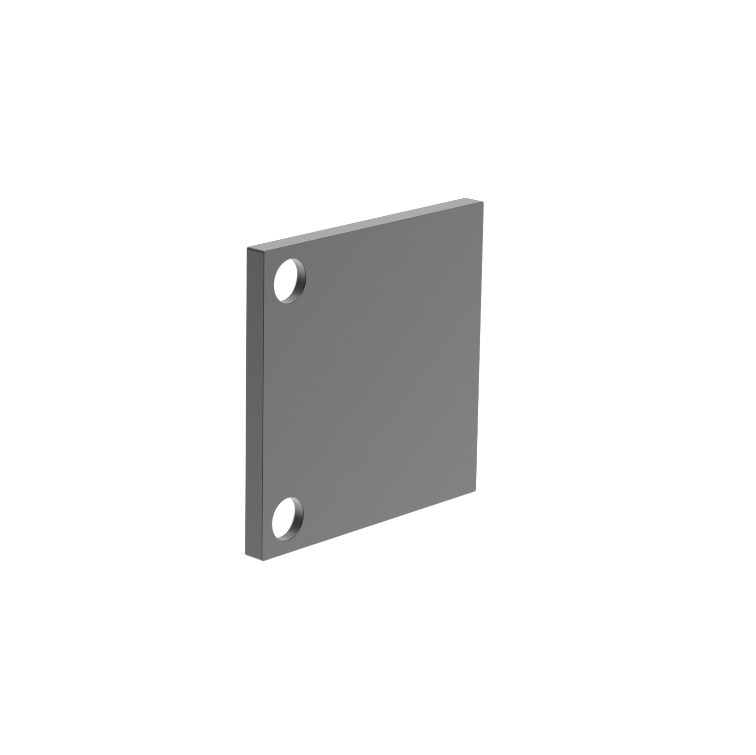 Adapterabdeckung Aluminium 40 x 34 mm Anthrazit RAL 7016 fuer 20 mm Zaunfuellung-89-11FGCA40X34R7016-A.4