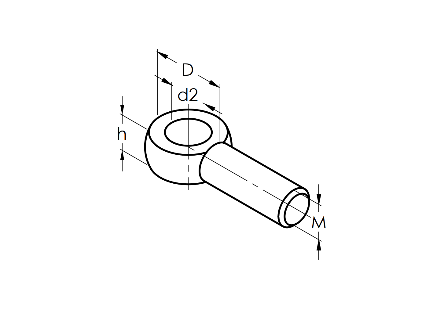 Ringoese Edelstahl AISI 316 M6 D 12 mm d2 6-5 mm geschliffen-89-11A147350003-A.4