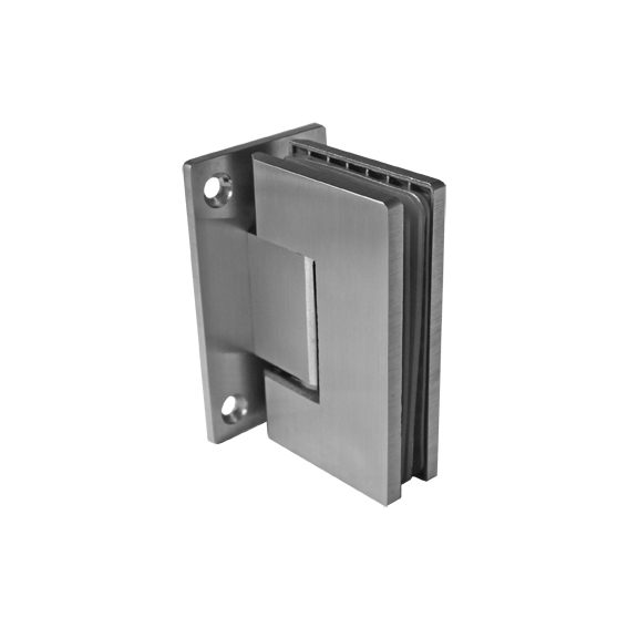 Glastuerscharnier Edelstahl Glas-Wand 90° mit Stoppfunktion - Selbstschliessmechanismus-89-11GS304DB9901SB-A.4