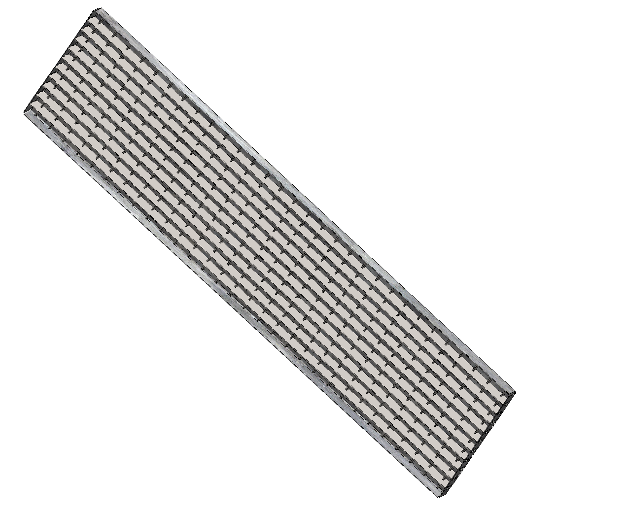 SEPGRATE Hausumrandung 1000x250 mm- verzinkt – Lochblech-Sockelabdeckung- Tragstab 25-2 mm-22-SEPGRATE-10025252.7