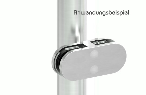 Sichtschutz Mittelglasklemme Mod- 25- in V4A-88-1125-MK.V4A
