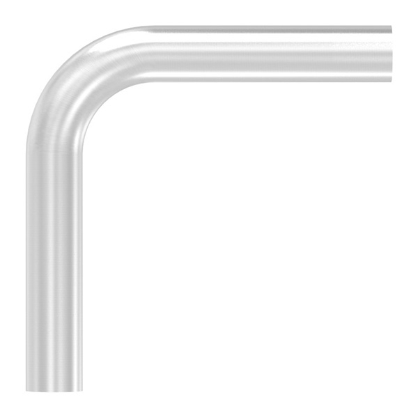 Bogen 90° zum Schweissen aus Rundrohr- Ø 48-3x2-6 mm V2A-11-3775.4