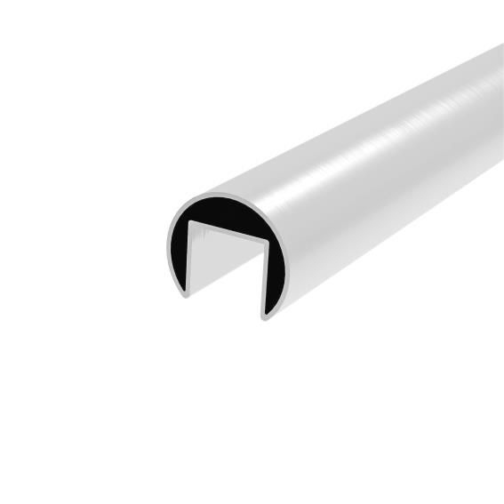 Nutrohr U-Profil Aluminium L = 2900 mm eloxiert fuer Glasmontage-89-11AL6925042SE-A.4