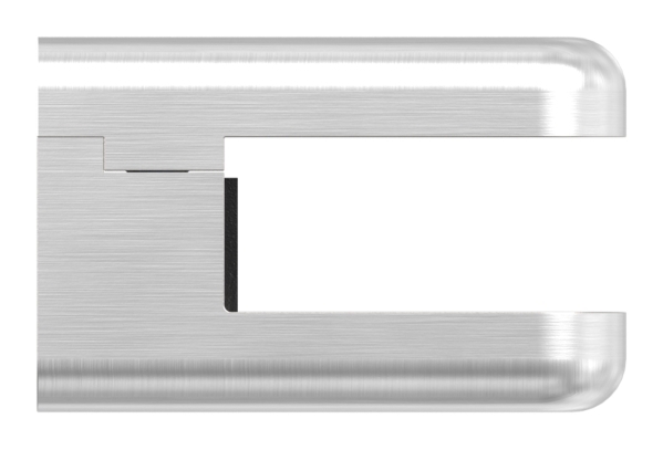 Glasklemme Edelstahl V2A 45 x 45 x 28 mm gerader Anschluss-88-114500.V2A