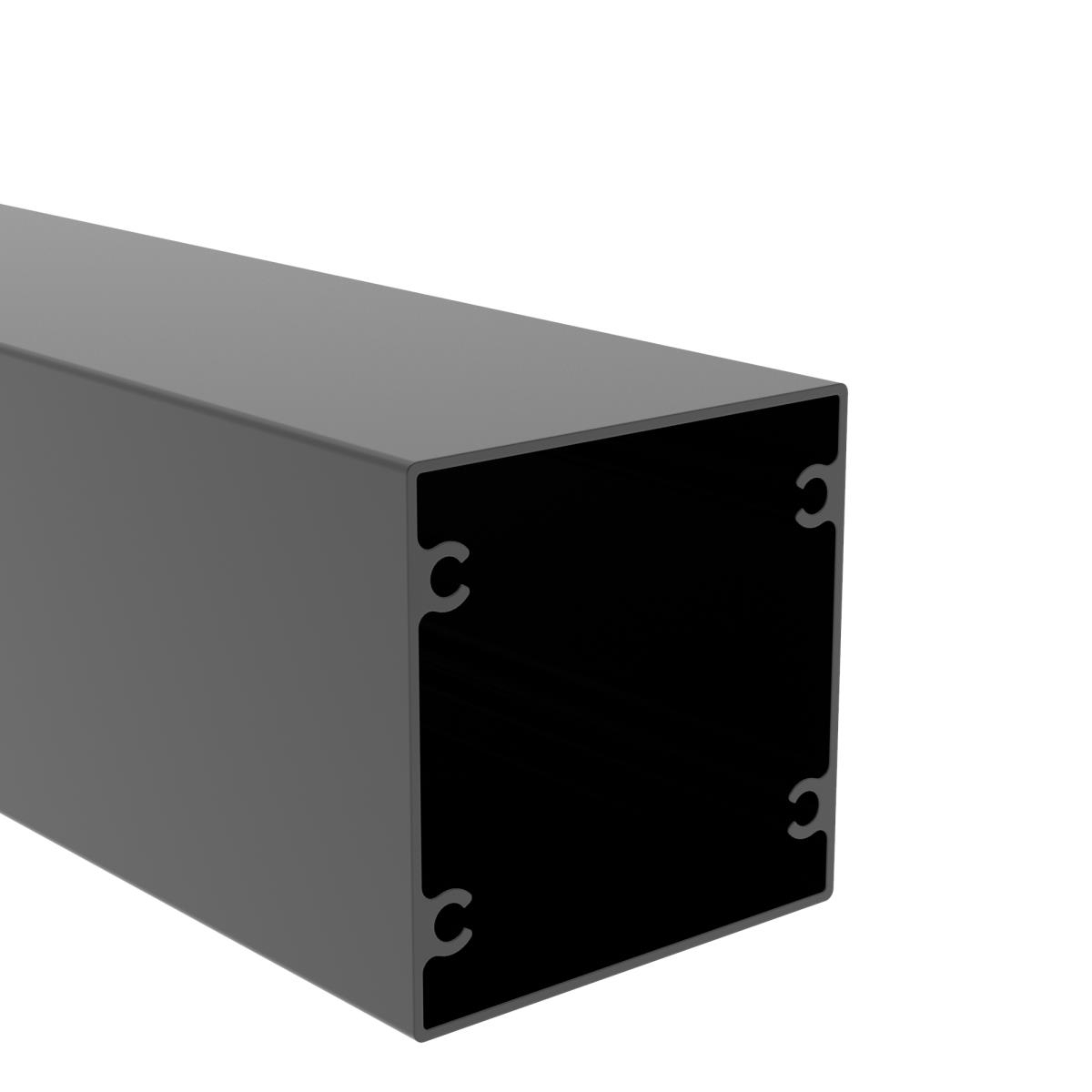 Zaunpfosten Aluminium 100 x 100 mm 2-5 m Anthrazit RAL 7016 Pulverbeschichtet-89-11AL94652500R7016-A.4