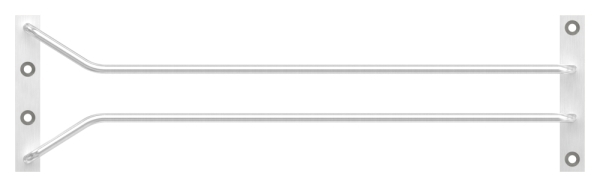 Glaeserhalter 400 mm V2A-11-3231.4