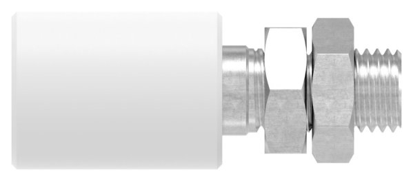 Fuehrungsrolle Nylon Edelstahl V2A Ø 30 x 40 mm Gewinde M16-88-11230-30.VA