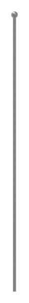 Zaunstab Stahl Ø 12 mm H 1000 mm Kugel Ø 25 mm angeschmiedet-30-1221.8