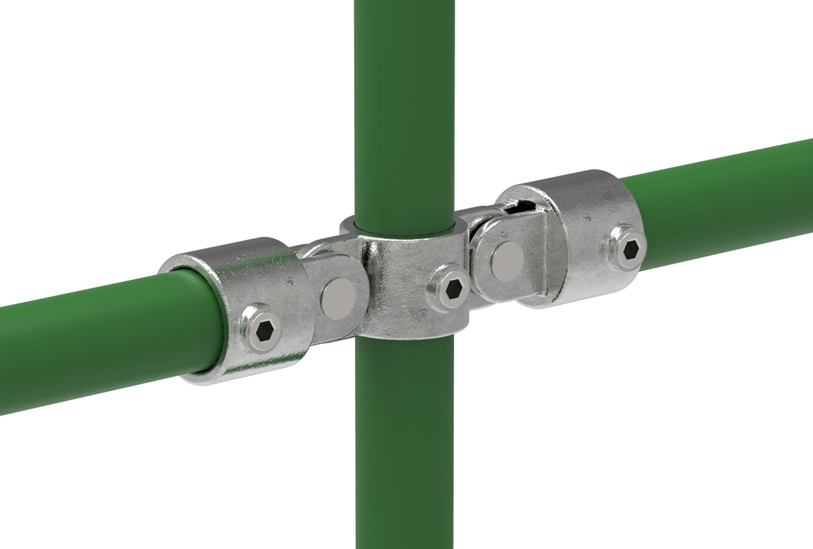 Rohrverbinder - Gelenkstueck doppelt 180° - 167D48 - 48-3 mm - 1 1-2- - Feuerverzinkt u. Elektrogalvanisiert-167D48