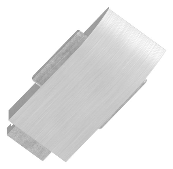 Sicherungsboden Edelstahl V2A fuer Endklemme Mod- 25 halbrund-88-1125-EK-B.V2A