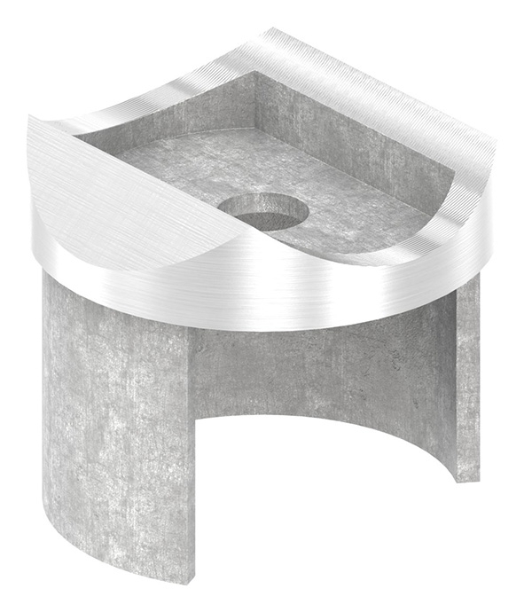 Adapter - fuer Nutrohr Ø 48-3 mm - V2A-12-2331.4