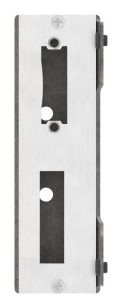 Gegenkasten Stahl roh fuer 50mm Schlosskasten zum Anschweissen- V2A Schliessblech-88-1159300-ST.50