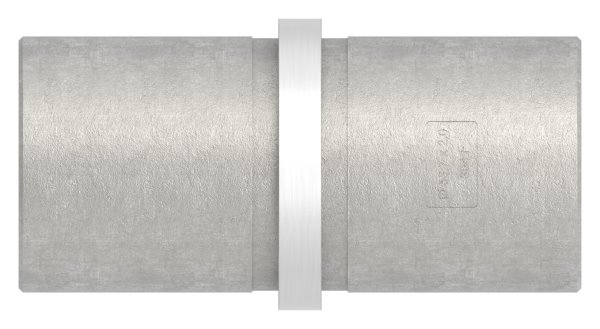 Steckverbinder V2A fuer Rohr Ø 33-7 x 2-0 mm gerade mit Mittelsteg-11-3370.4
