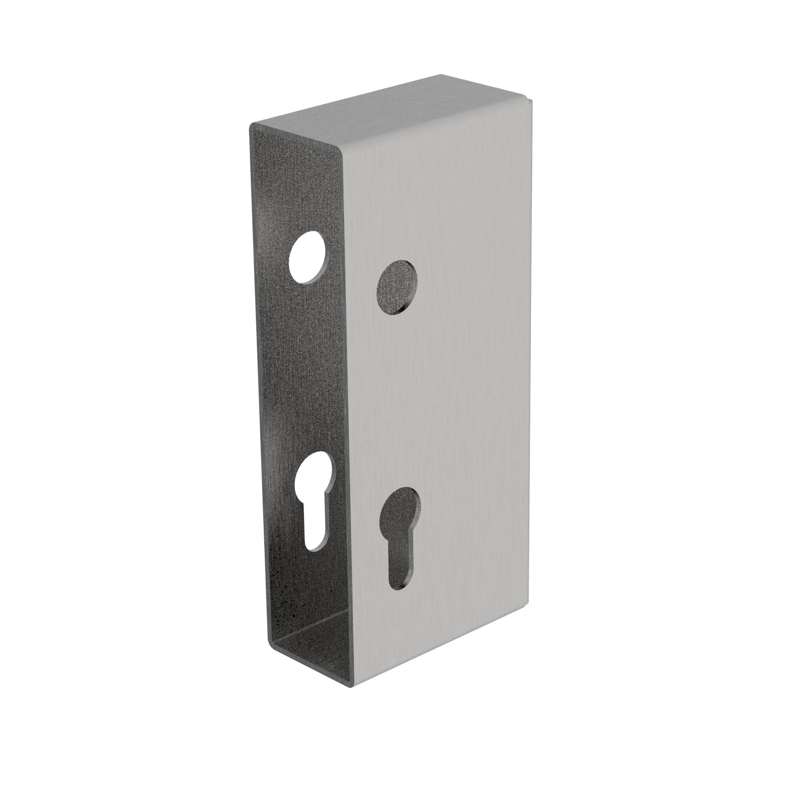 Einbauschlosskasten Stahl verzinkt 78 x 40 x 171 mm fuer Schiebetore-89-11H35K-A.4
