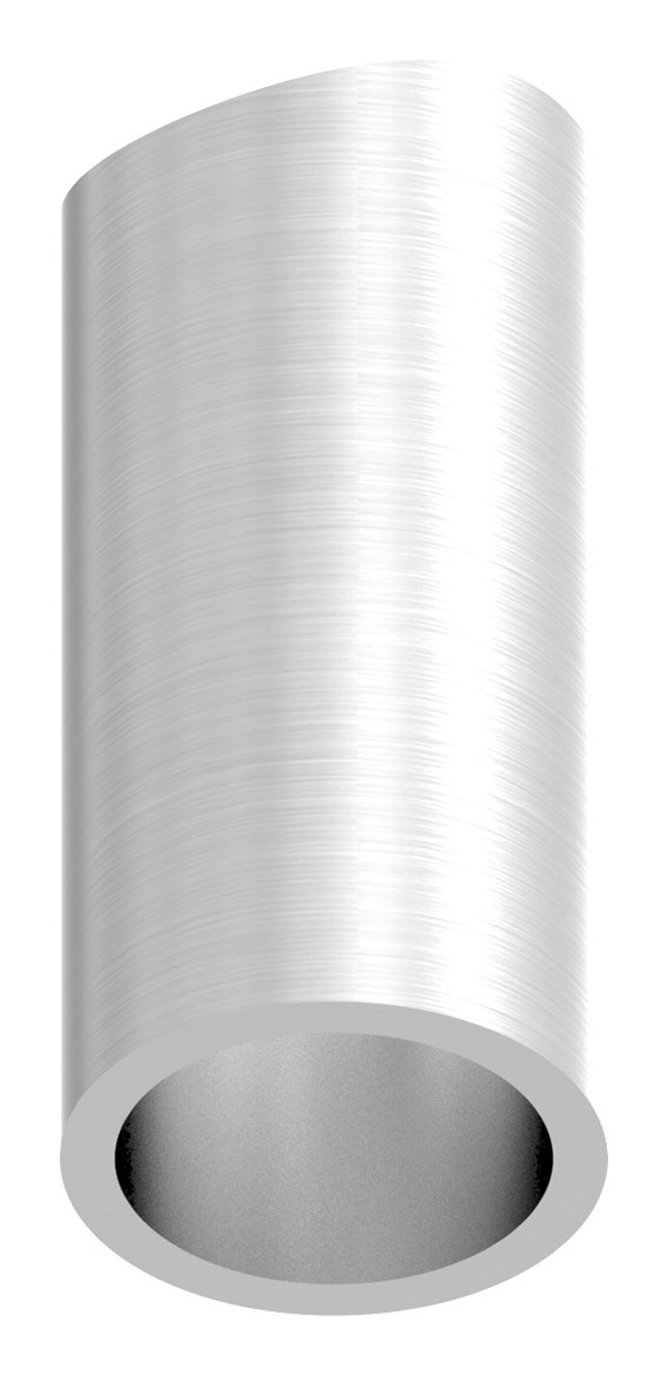 Distanzhuelse Edelstahl V2A L = 40 mm fuer Rohr Ø 42-4 mm einseitig ausgefraest-88-1150132.DH40