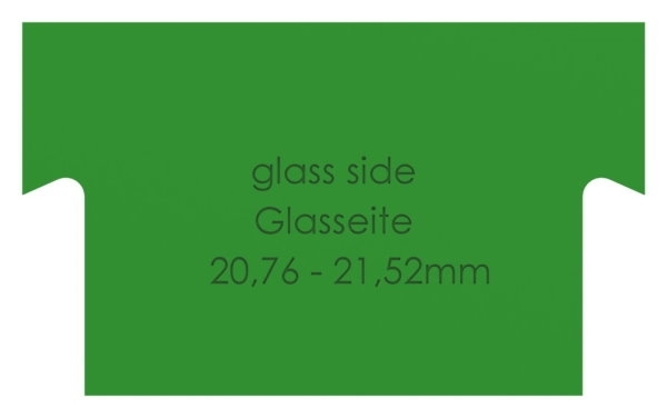 Keil - fuer Aluprofil - fuer Glas 20-76-21-52 mm-12-3088.6