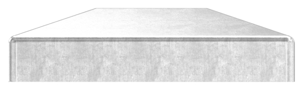 Pfeilerbedecker - fuer Rechteckrohr - Masse- 50x30 mm - Stahl S235JR- roh-30-2432.8