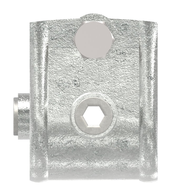 Rohrverbinder - T-Stueck offen - 135D48 - 48-3 mm - 1 1-2- - Feuerverzinkt u. Elektrogalvanisiert-135D48