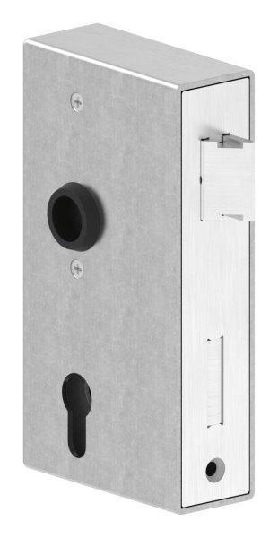 Schlosskasten - Masse- 173x94-5x40 mm - Dorn- 60 mm - Stahl -roh- S235 JR-30-3202.8