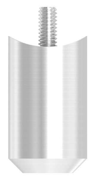 Querstabhalter Edelstahl V2A Bohrung Ø 12-5 mm Anschluss Ø 42-4 mm geschliffen Korn 240-88-1150535-240.42
