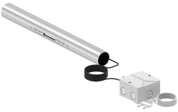 LED Handlauf V2A Ø 42-4x2-0 mm L 400 mm 4000 K Neutralweiss-88-11LED-MUSTER-1.4000K