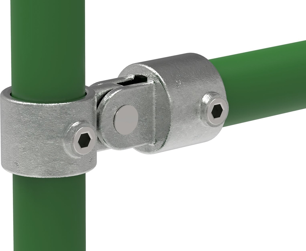Rohrverbinder - Gelenkstueck einfach - 173B34 - 33-7 mm - 1- - Feuerverzinkt u. Elektrogalvanisiert-173B34