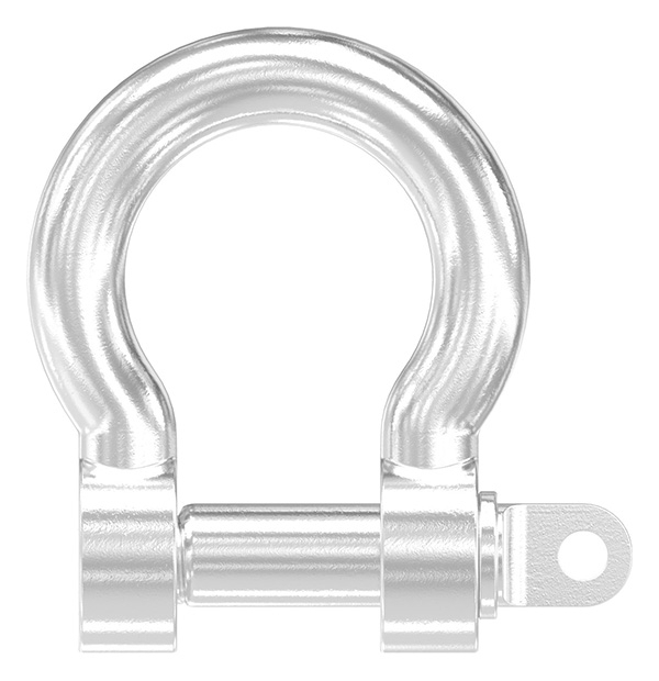 Gebogener Schaekel Edelstahl V4A M8 mit Bolzen-88.1110005108
