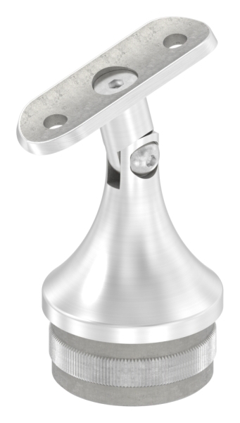 Stuetze mit Gelenk und Halteplatte fuer Rundrohr V2A-12-2157.4