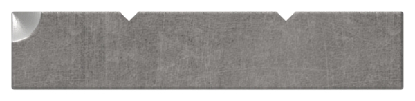 Flacheisen 40x8 mm 2-fach gerillt 6000mm Stahl S235JR roh Langmaterial-30-1370-6.8