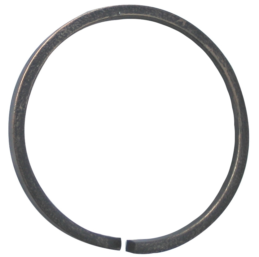 Zierelement -O- Form aus Stahl- Ø 120mm- 12x12mm- roh-89-11E347120-A.4