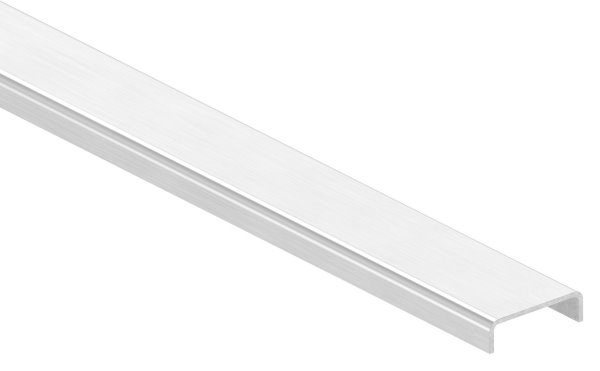 Kantenschutz EXTRA SLIM Edelstahl V4A fuer Glas 16-00–17-52 mm L = 6000 mm-88-1180582-V4A.6M