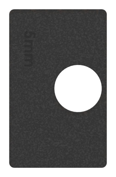 Gummieinlage Gummi fuer Glas 5-0 mm passend fuer Glasklemme Mod- 45-88-114505.GU