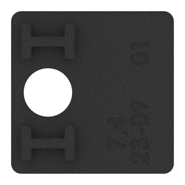 Gummieinlage Gummi fuer Blech 3-0 mm 1 Paar fuer Modell 36-88-113603.GU
