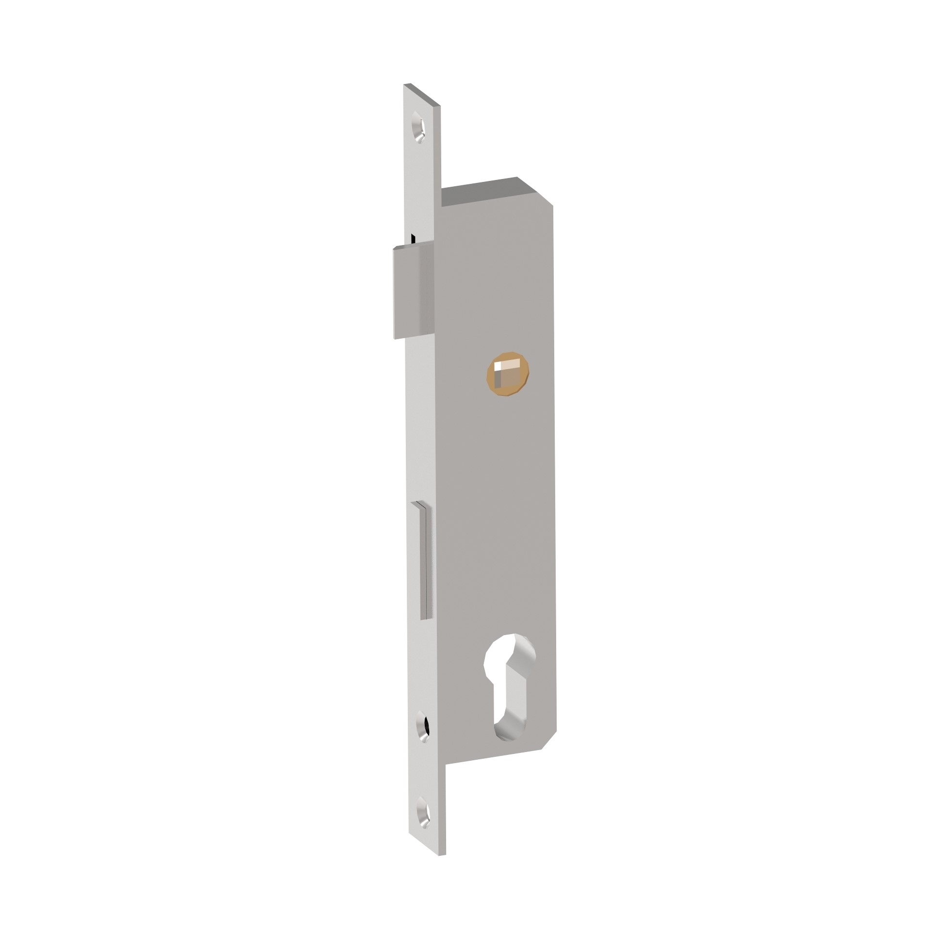 Einsteckschloss Stahl fuer Profil 40x40 mm Axialabstand 90 mm Verzinkt-89-11B13025X90-A.4