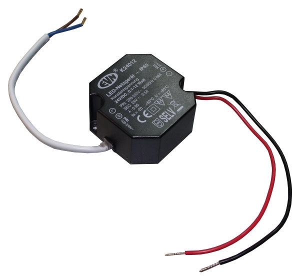 LED Netzgeraet 24VDC mit 12W- IP65-88-11LED-T-IP65.12W