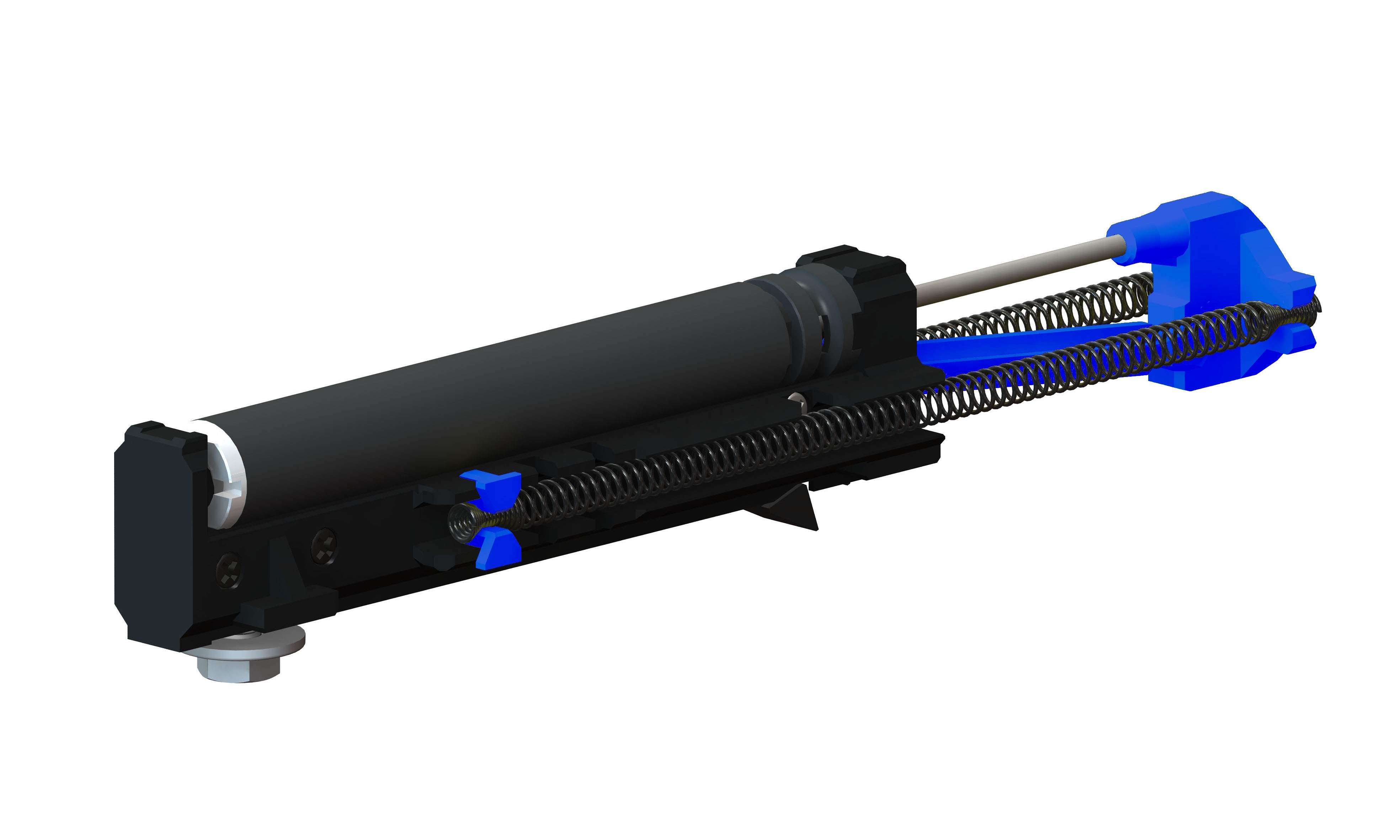 Schiebetuer Soft-Close Daempfer fuer 60-80 kg Tueren- Kunststoff-89-11WSP8000-A.4