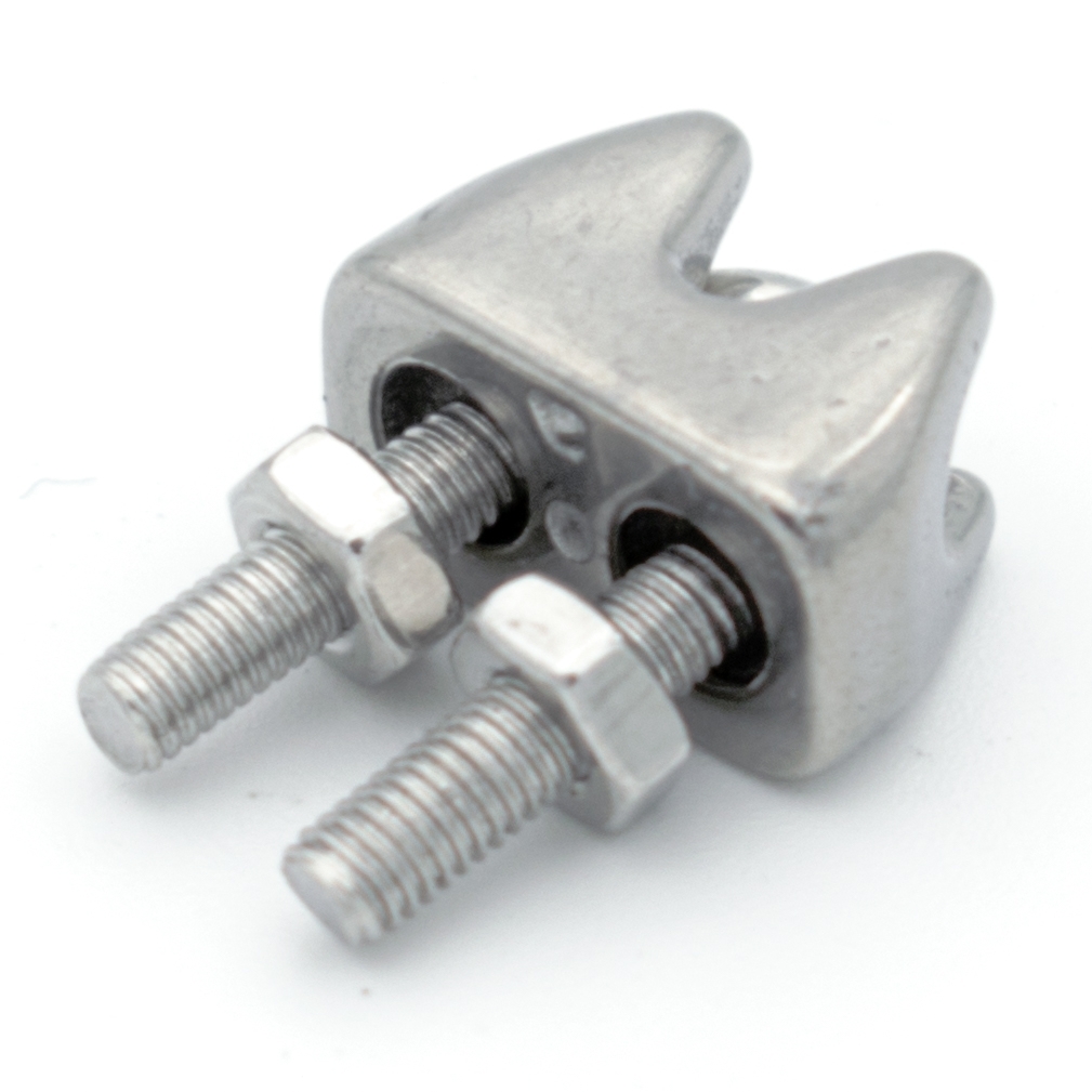 Drahtseilklemme 6 mm V4A- VPE 25 Stueck-66-64-411.8248406