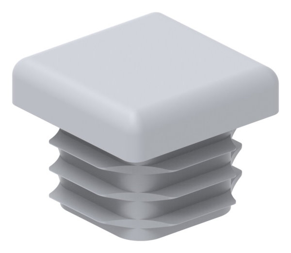 Kunststoffkappe fuer Quadratrohr 20x20mm-88-11178-20X20.G