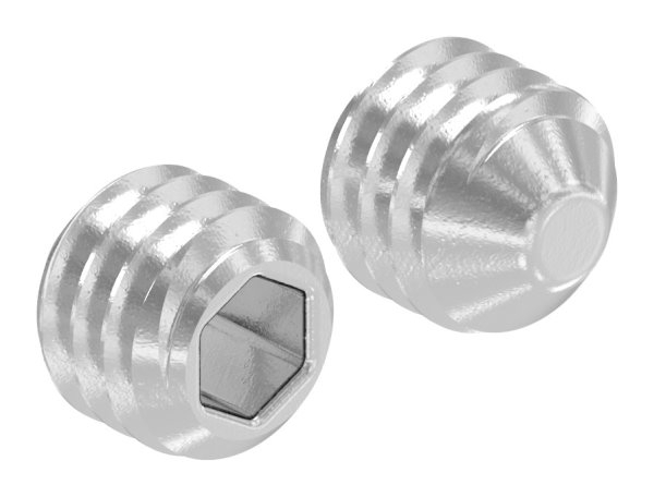 Gewindestift V2A M4x4 Innensechskant Spitze DIN 914 - ISO 4027-88-1158305-240.4