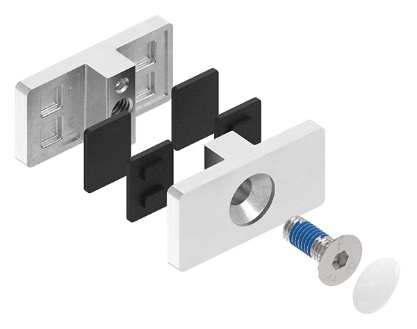 Glasausrichter - fuer Glas- 12-76-13-52 mm - V2A-12-4035.4