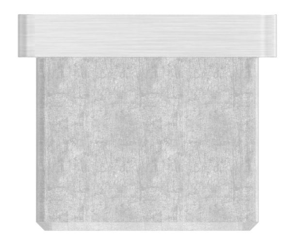 Einsteckkappe V2A Edelstahl fuer Quadratrohr 30x30 mm Wandstaerke 2-0 mm-11-2402.4